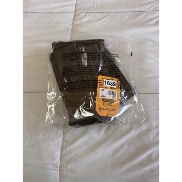 New Carhartt Womens Force Fitted Sz Large Regular Utility Leggings Olive Green - Picture 10 of 10